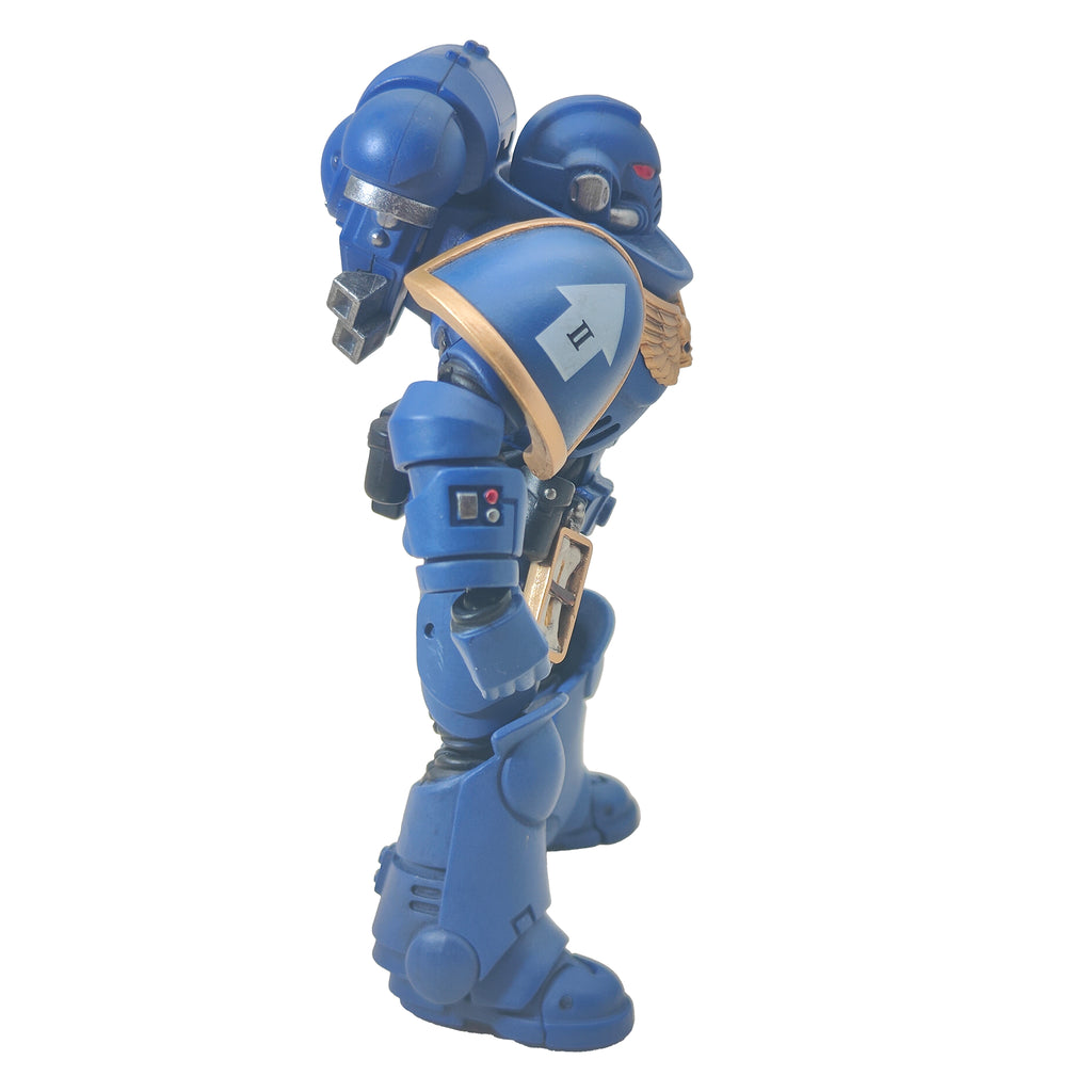 Warhammer 40000 Ultramarine Intercessor Joytoy 1/18 Scale Action Figure – Warhammer 40k, Joytoy, 12 cm, pre-owned collector piece, Uncanny Collectibles Dublin Ireland