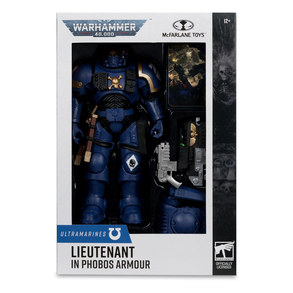 Warhammer 40000 Ultramarines Lieutenant Phobos Armour McFarlane Action Figure