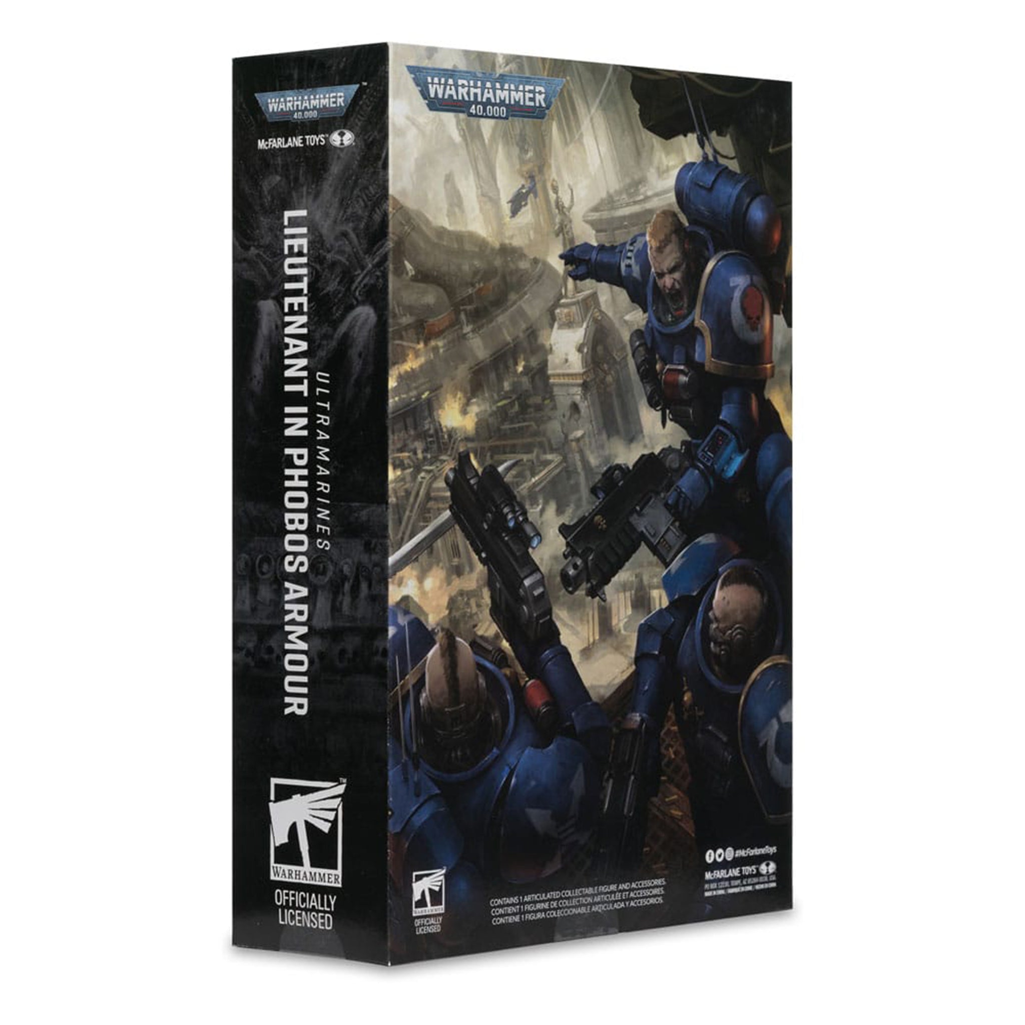 Warhammer 40000 Ultramarines Lieutenant Phobos Armour McFarlane Action Figure