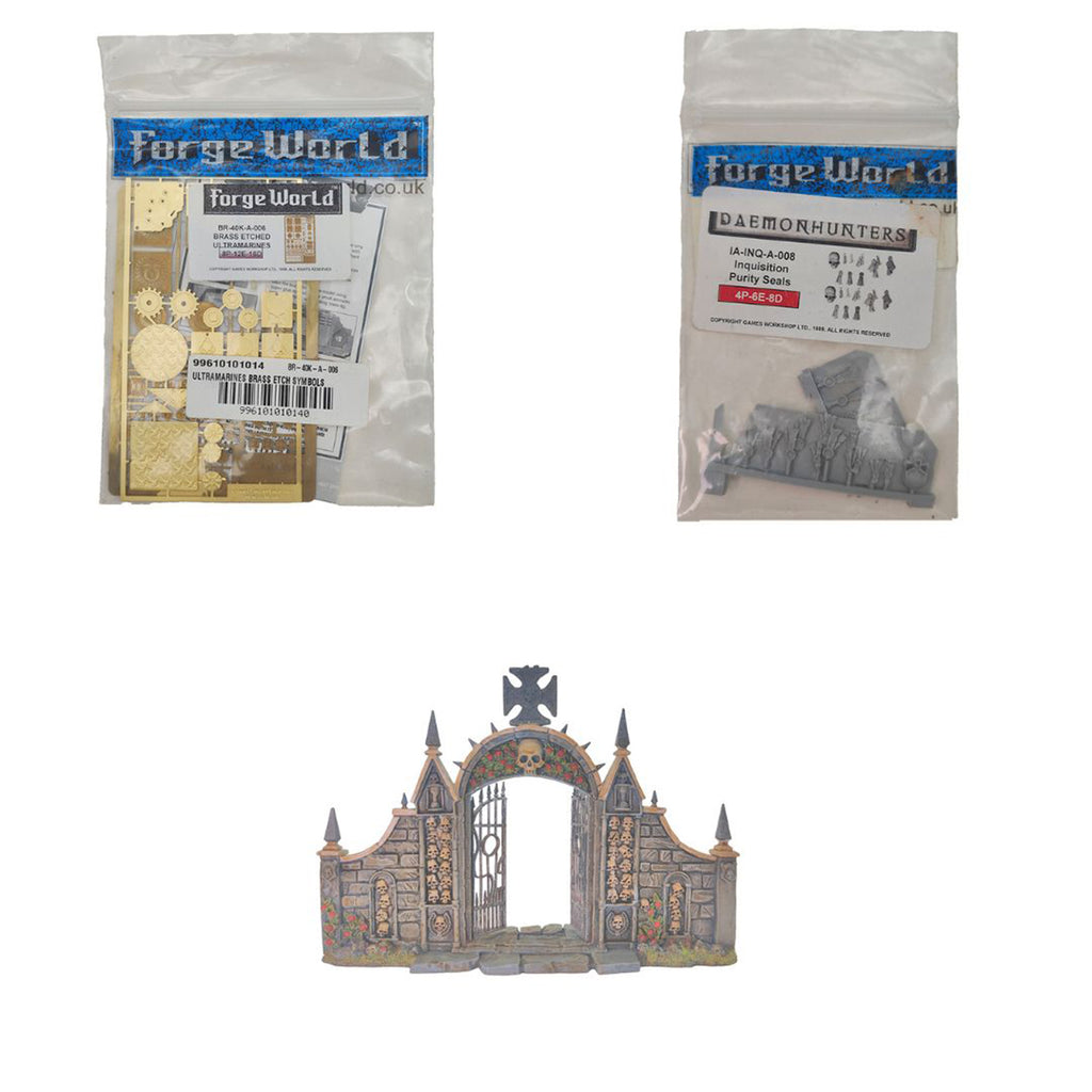 Warhammer 40K Fantasy Job Lot Forge World Purity Seals Ultramarines Brass Etch