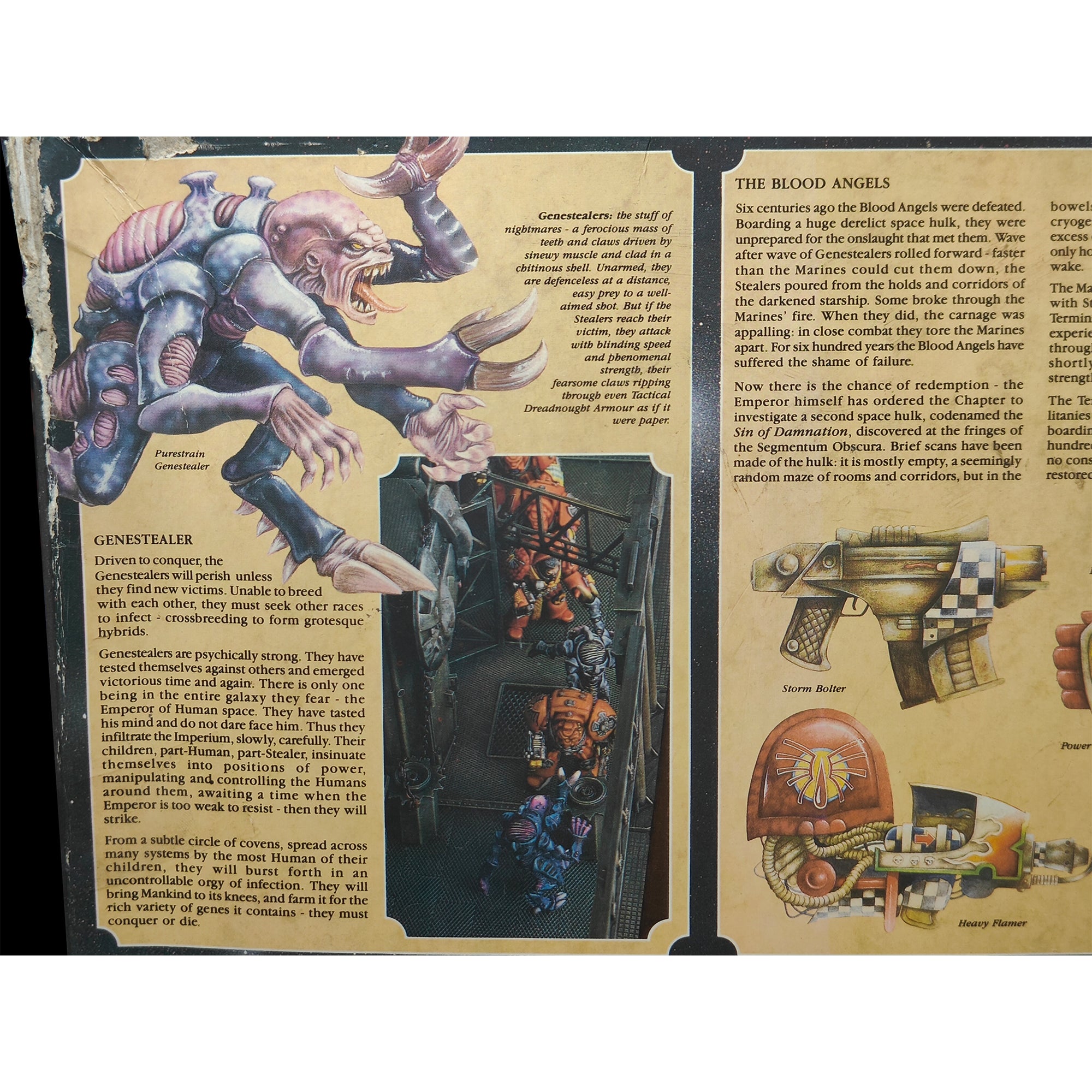 Warhammer Space Hulk 1st Edition Games Workshop 1989 003314 Incomplete