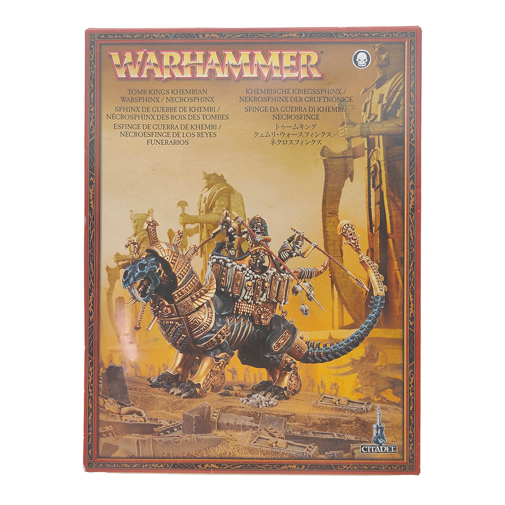 Warhammer Tomb Kings Khemrian Warsphinx Necrosphinx Games Workshop 2009  94-09 – Warhammer 40k, Games Workshop, -, 2009, pre-owned collector piece, Uncanny Collectibles Dublin Ireland