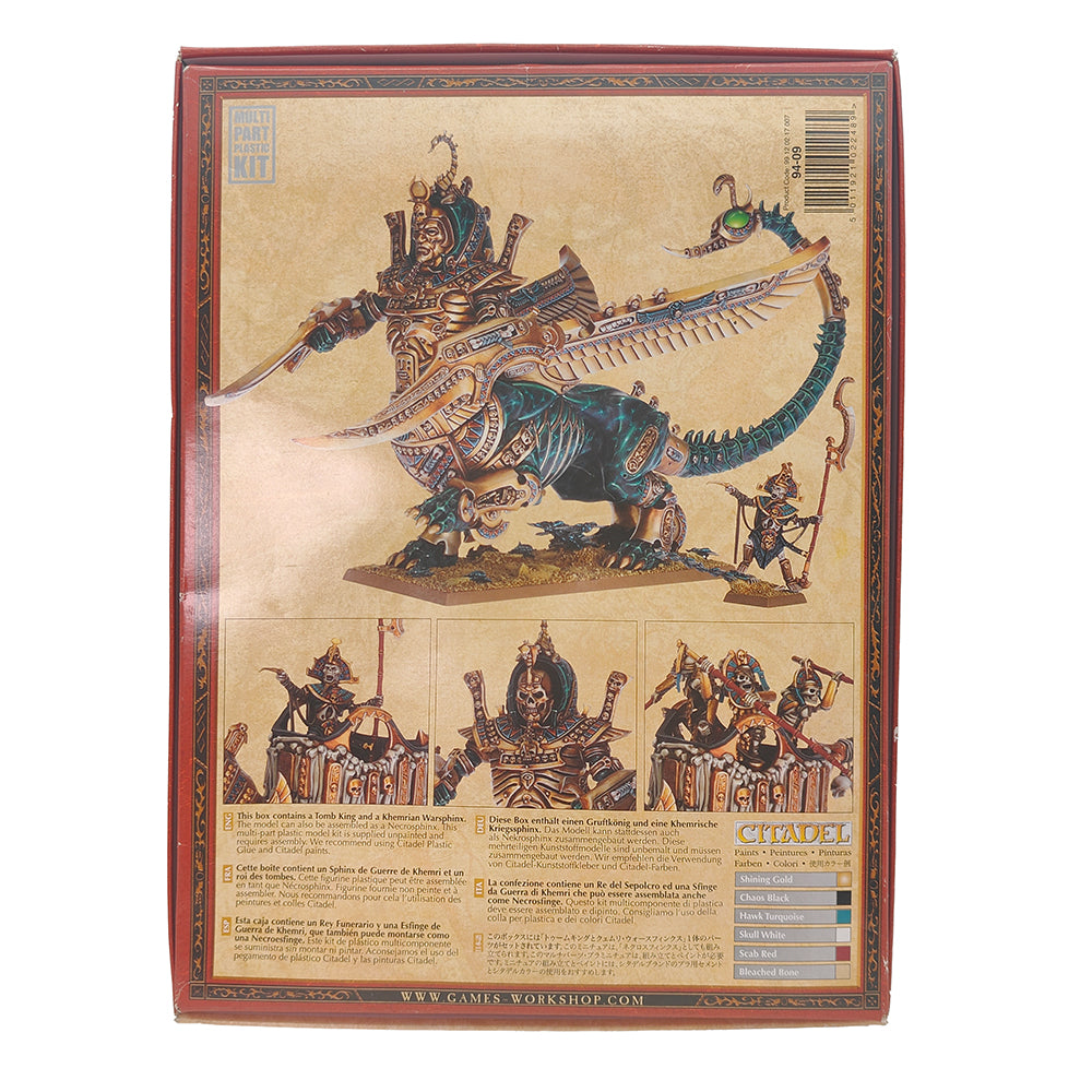 Warhammer Tomb Kings Khemrian Warsphinx Necrosphinx Games Workshop 2009  94-09