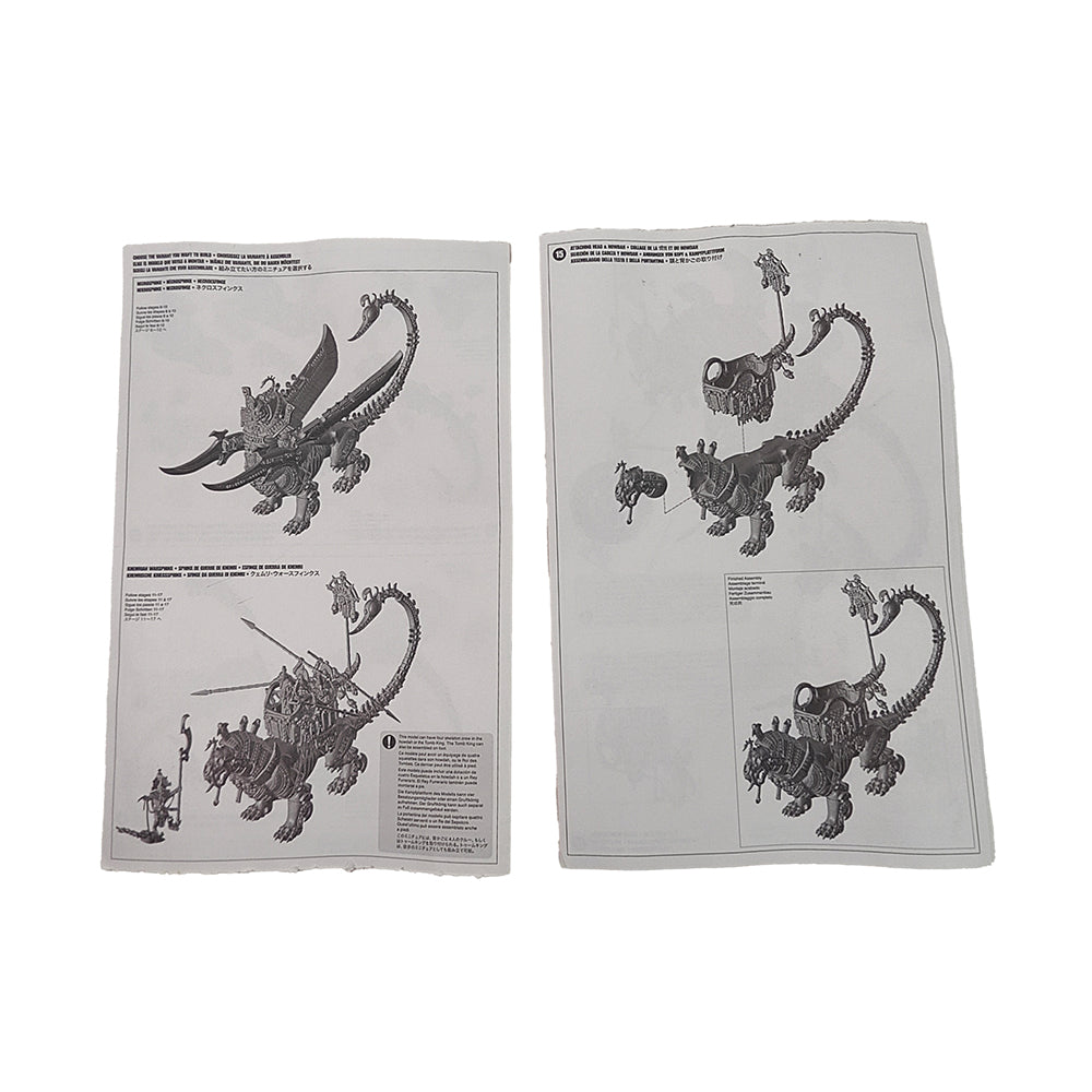 Warhammer Tomb Kings Khemrian Warsphinx Necrosphinx Games Workshop 2009  94-09 – Warhammer 40k, Games Workshop, -, 2009, pre-owned collector piece, Uncanny Collectibles Dublin Ireland