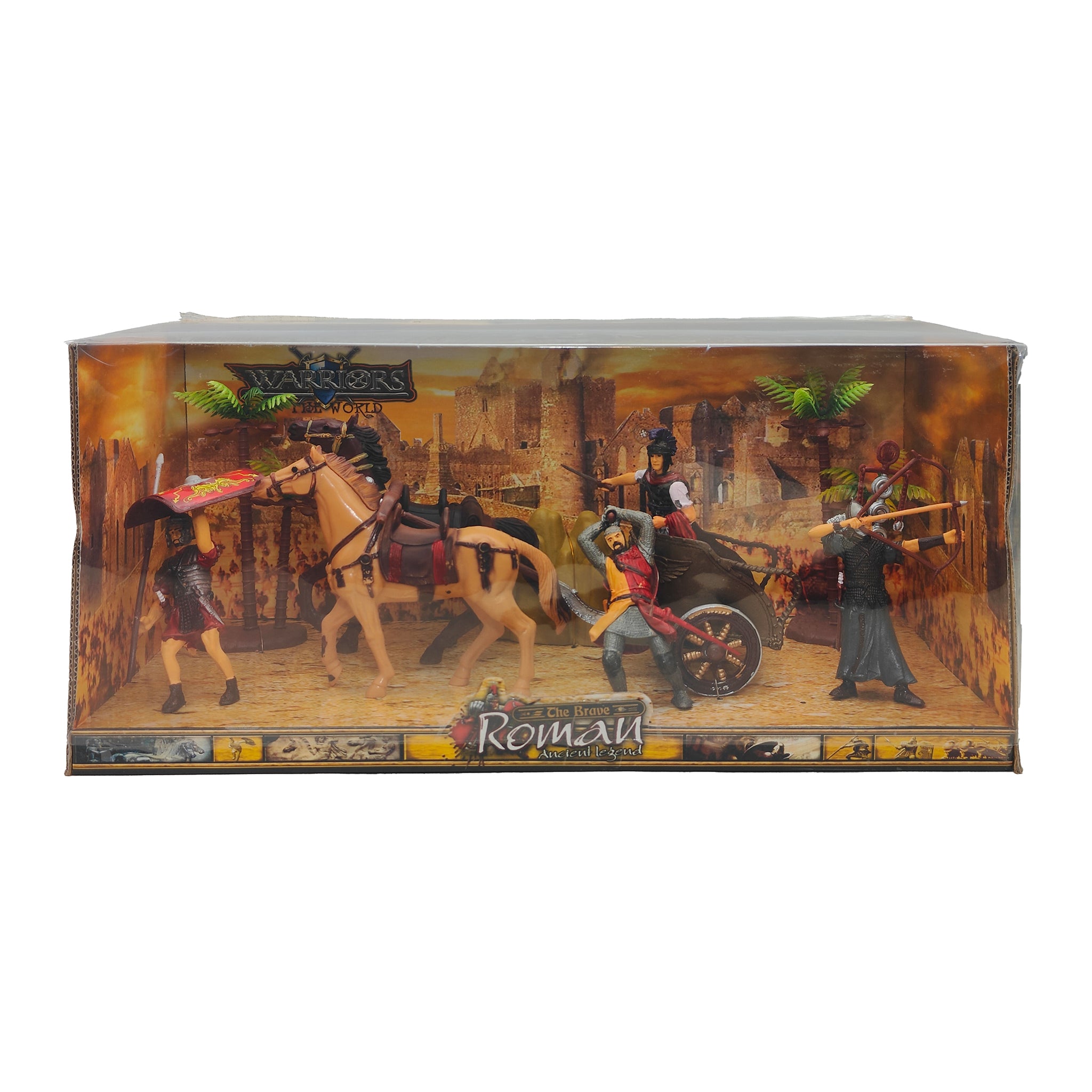 Warriors of the World Brave Roman Ancient Legend Figure Set – Movie Icons & Heroes, Vintage Brands, 6 cm, pre-owned collector piece, Uncanny Collectibles Dublin Ireland