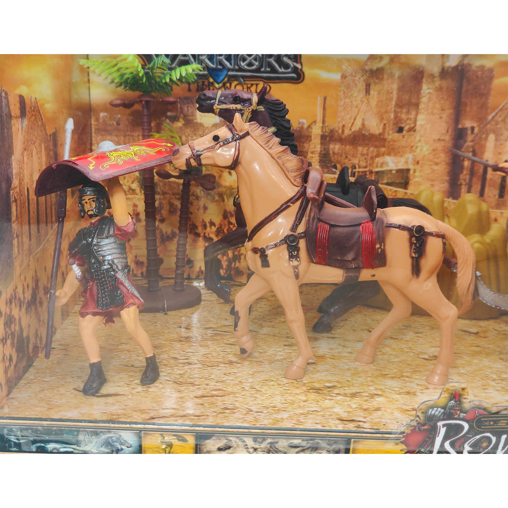 Warriors of the World Brave Roman Ancient Legend Figure Set – Movie Icons & Heroes, Vintage Brands, 6 cm, pre-owned collector piece, Uncanny Collectibles Dublin Ireland
