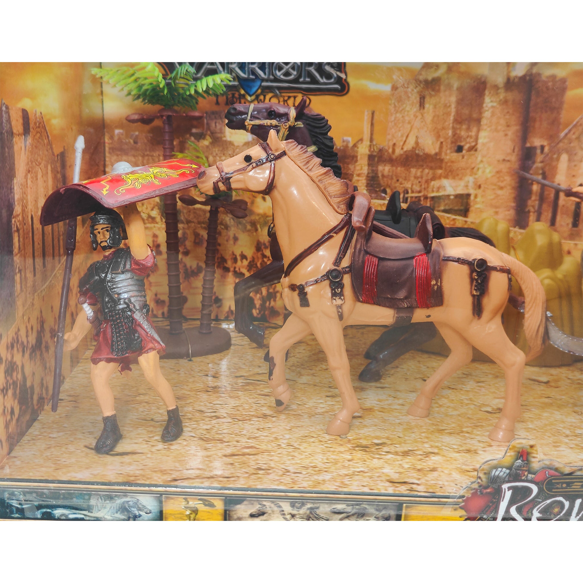 Warriors of the World Brave Roman Ancient Legend Figure Set – Movie Icons & Heroes, Vintage Brands, 6 cm, pre-owned collector piece, Uncanny Collectibles Dublin Ireland
