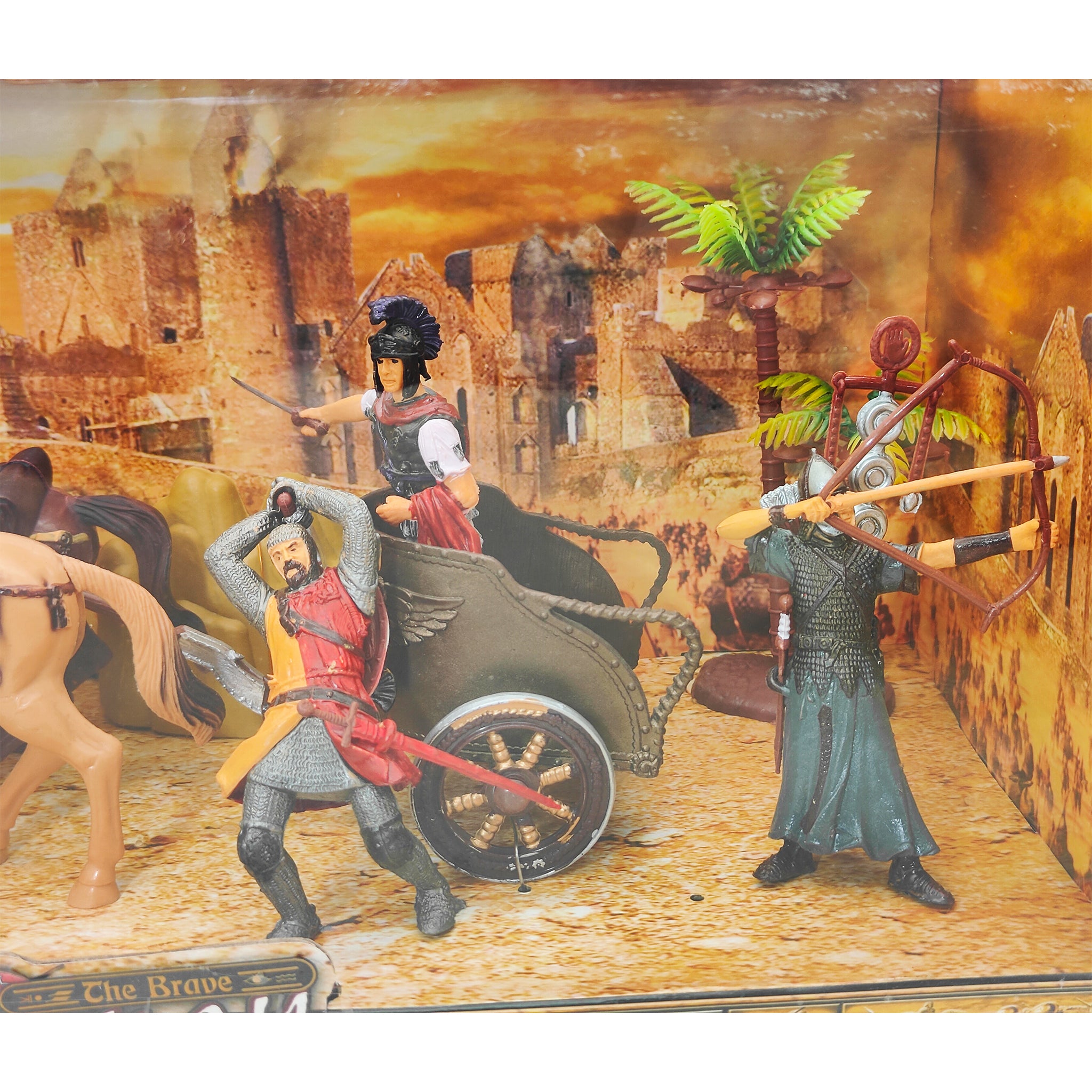 Warriors of the World Brave Roman Ancient Legend Figure Set – Movie Icons & Heroes, Vintage Brands, 6 cm, pre-owned collector piece, Uncanny Collectibles Dublin Ireland