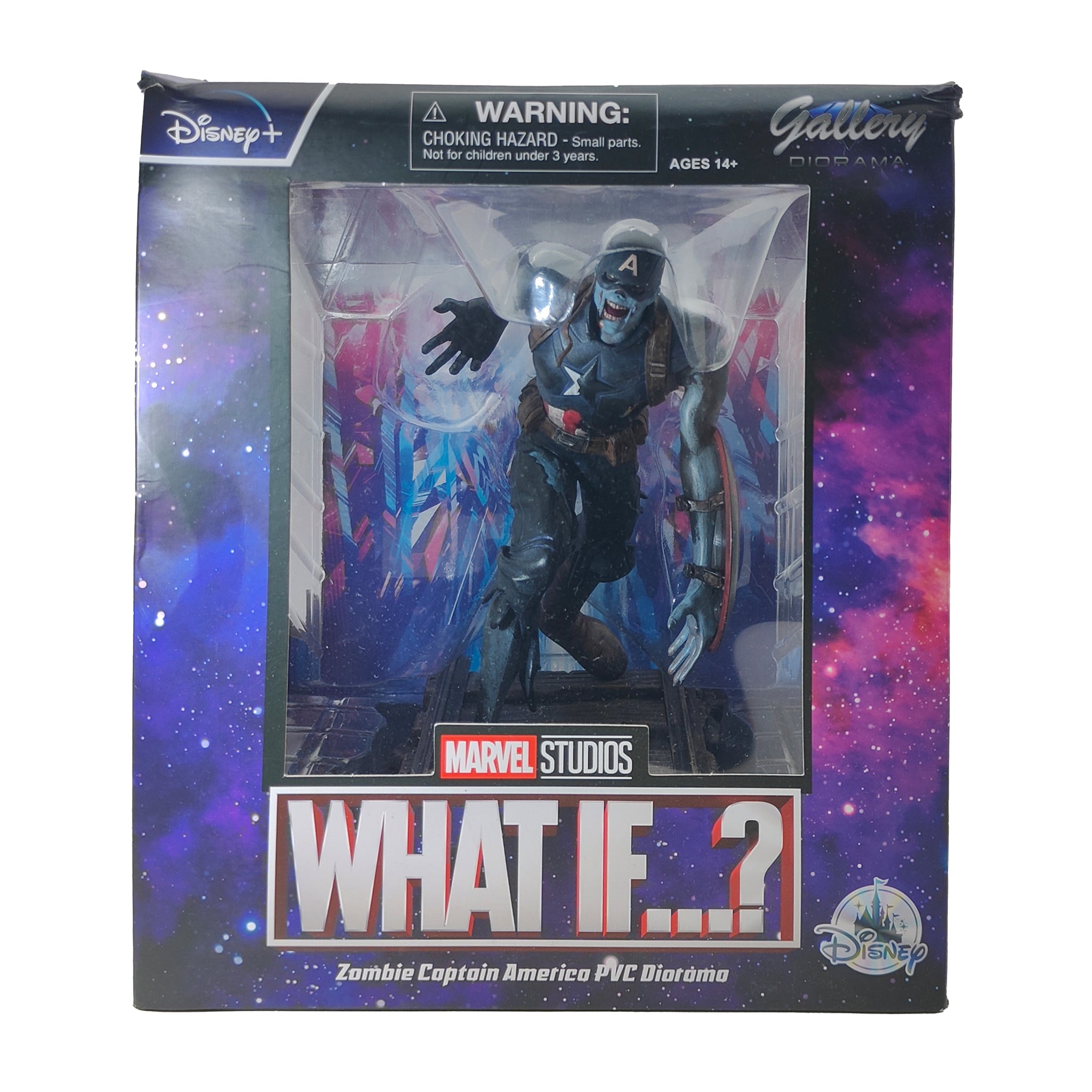 What If Zombie Captain America Diamond Select Gallery Diorama Statue 2022 23cm – Avengers, Diamond Select Toys, 23 cm, 2022, pre-owned collector piece, Uncanny Collectibles Dublin Ireland