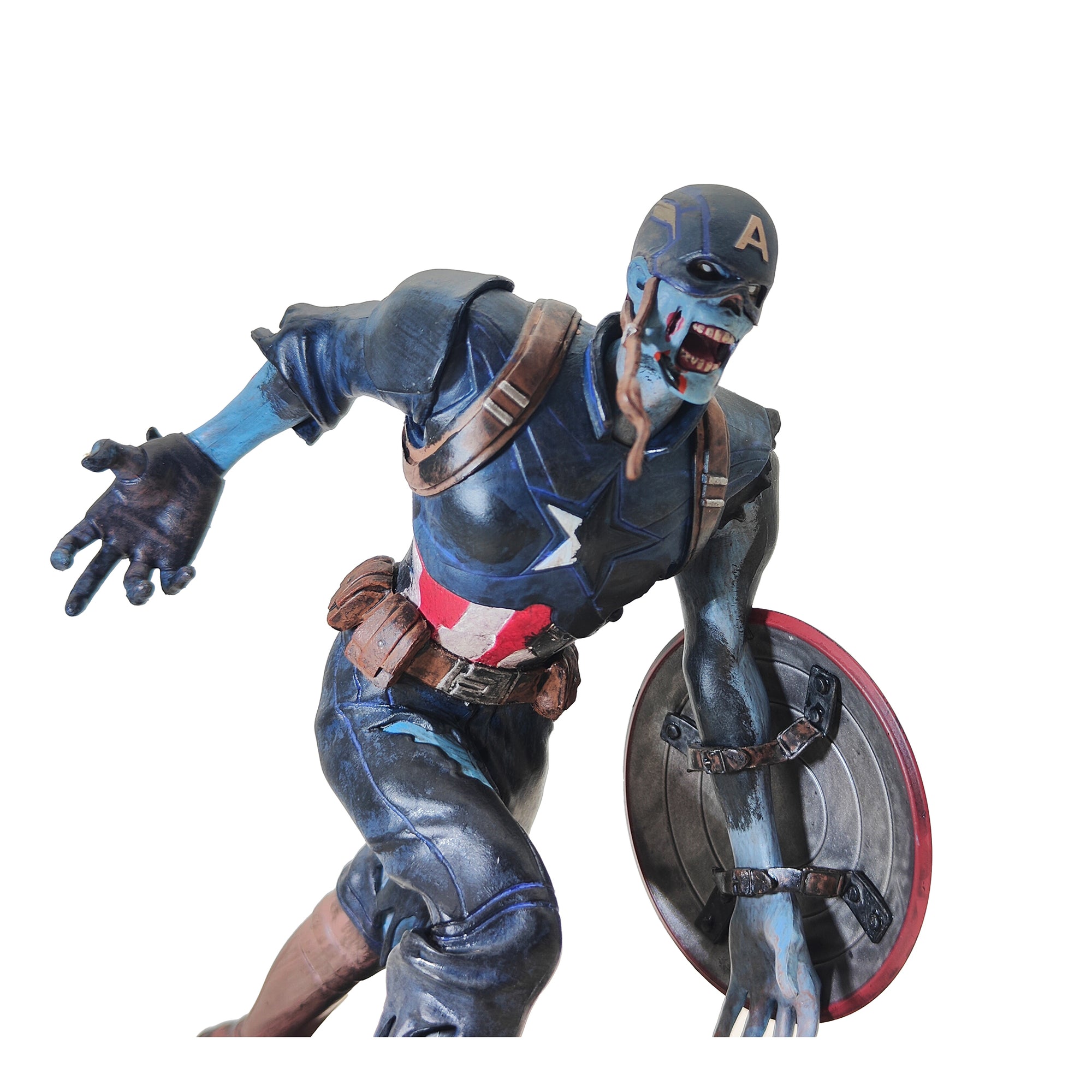 What If Zombie Captain America Diamond Select Gallery Diorama Statue 2022 23cm