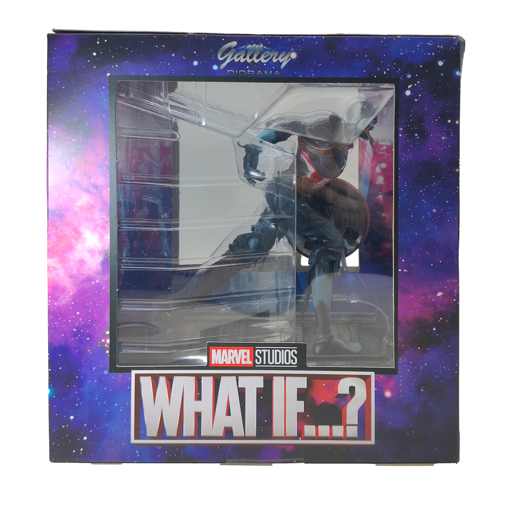 What If Zombie Captain America Diamond Select Gallery Diorama Statue 2022 23cm – Avengers, Diamond Select Toys, 23 cm, 2022, pre-owned collector piece, Uncanny Collectibles Dublin Ireland