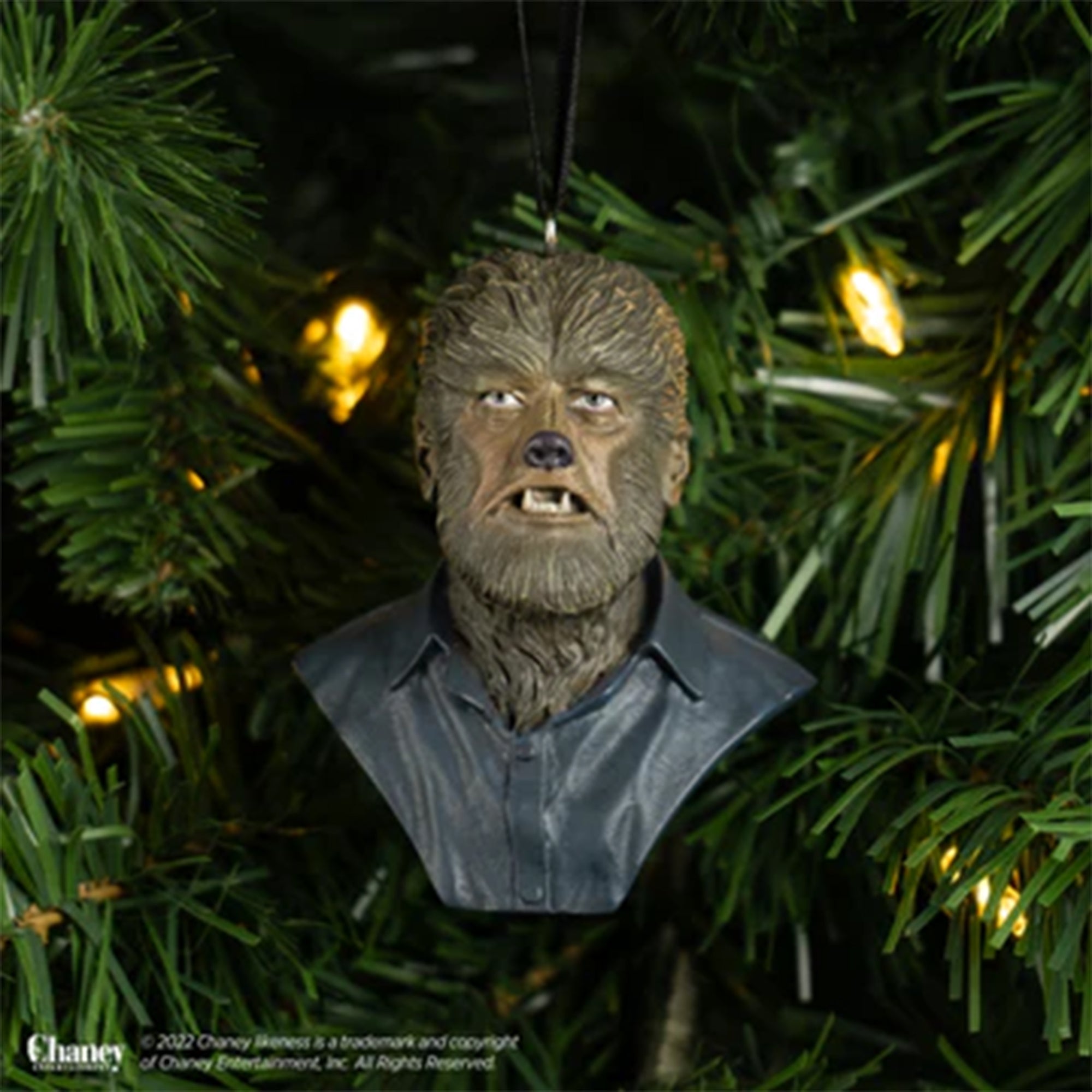 Wolf Man Univeral Monsters Trick Or Treat Studios Holiday Horrors Ornament 9cm