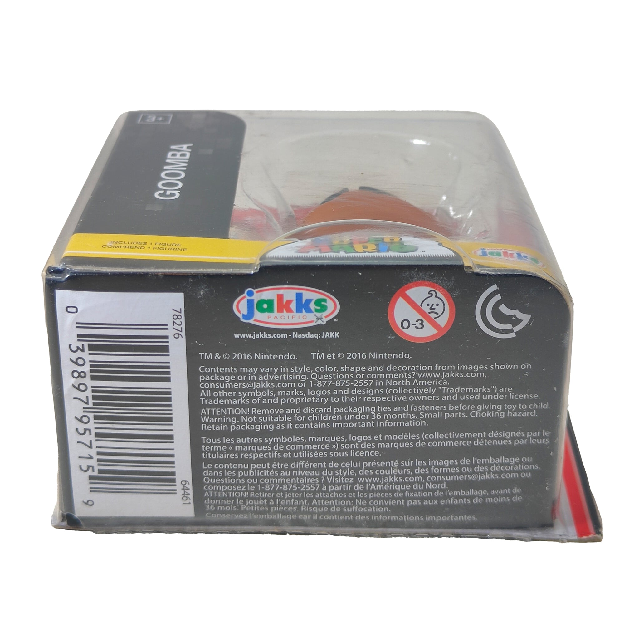 World Of Nintendo Goomba Jakks Pacific Mini Figure 2016  4cm – Video Game Characters, JAKKS Pacific, 4 cm, 2016, pre-owned collector piece, Uncanny Collectibles Dublin Ireland