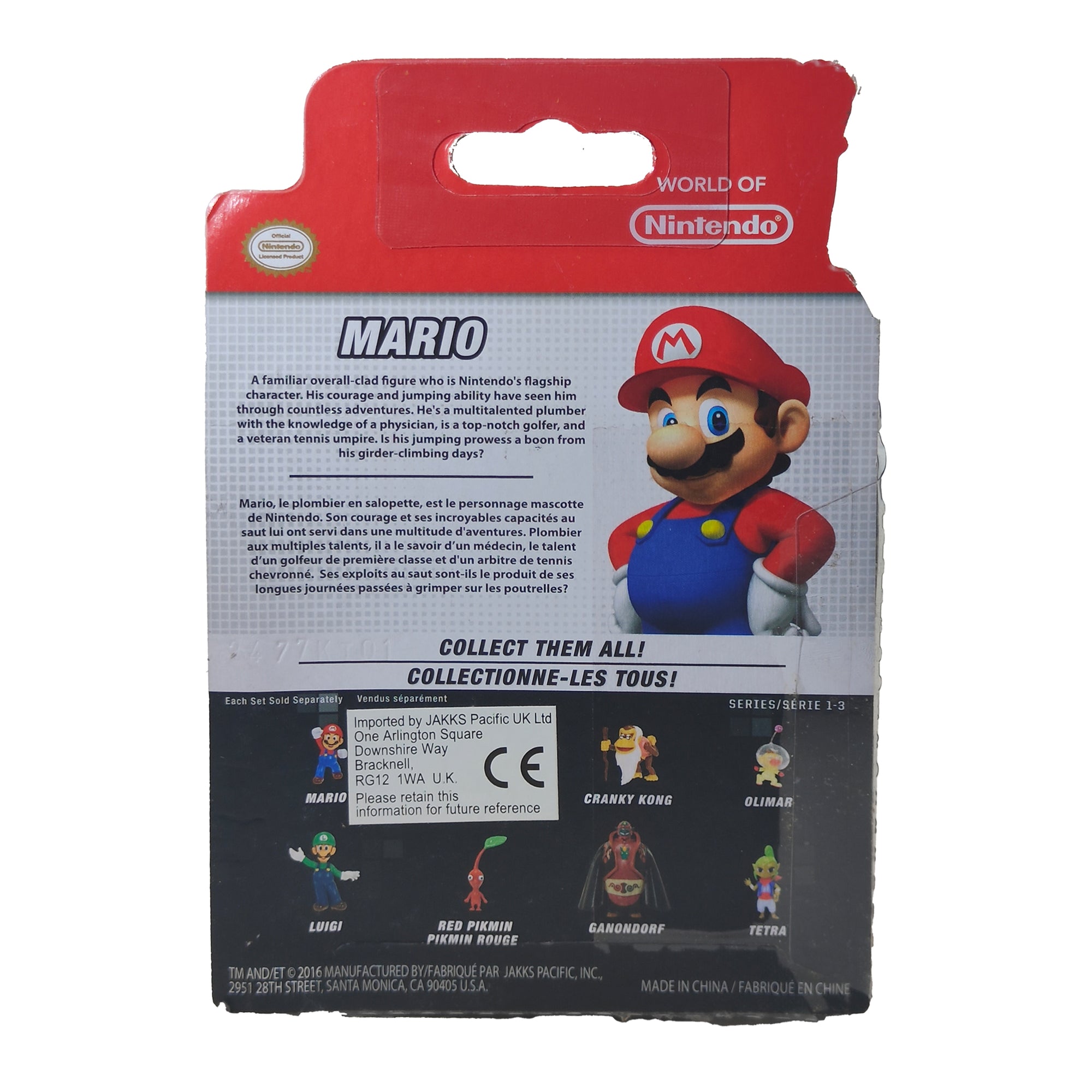 World Of Nintendo Mario Jakks Pacific Mini Figure 2016  7cm