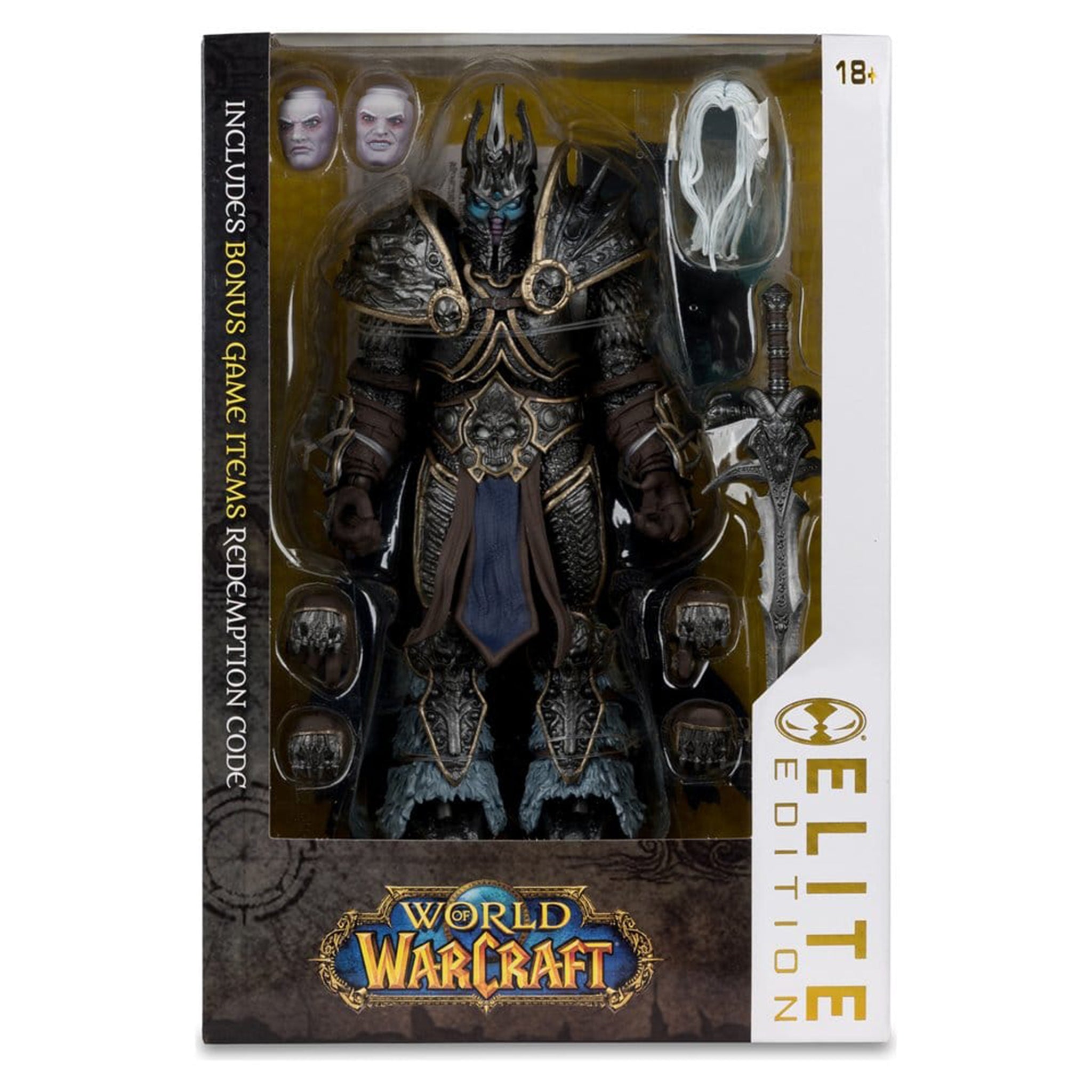 World of Warcraft Elite Edition Lich King McFarlane Toys Action Figure Elite Edition – Video Game Characters, McFarlane Toys, 22 cm, brand new collector item, Uncanny Collectibles Dublin Ireland