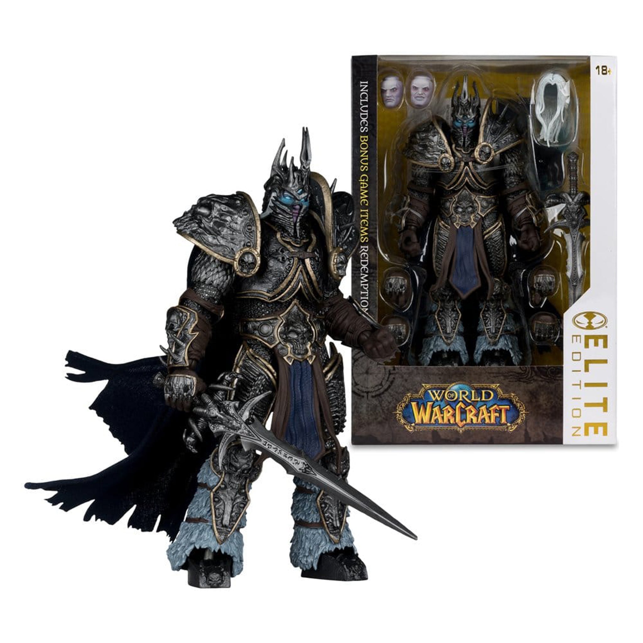 World of Warcraft Elite Edition Lich King McFarlane Toys Action Figure Elite Edition – Video Game Characters, McFarlane Toys, 22 cm, brand new collector item, Uncanny Collectibles Dublin Ireland