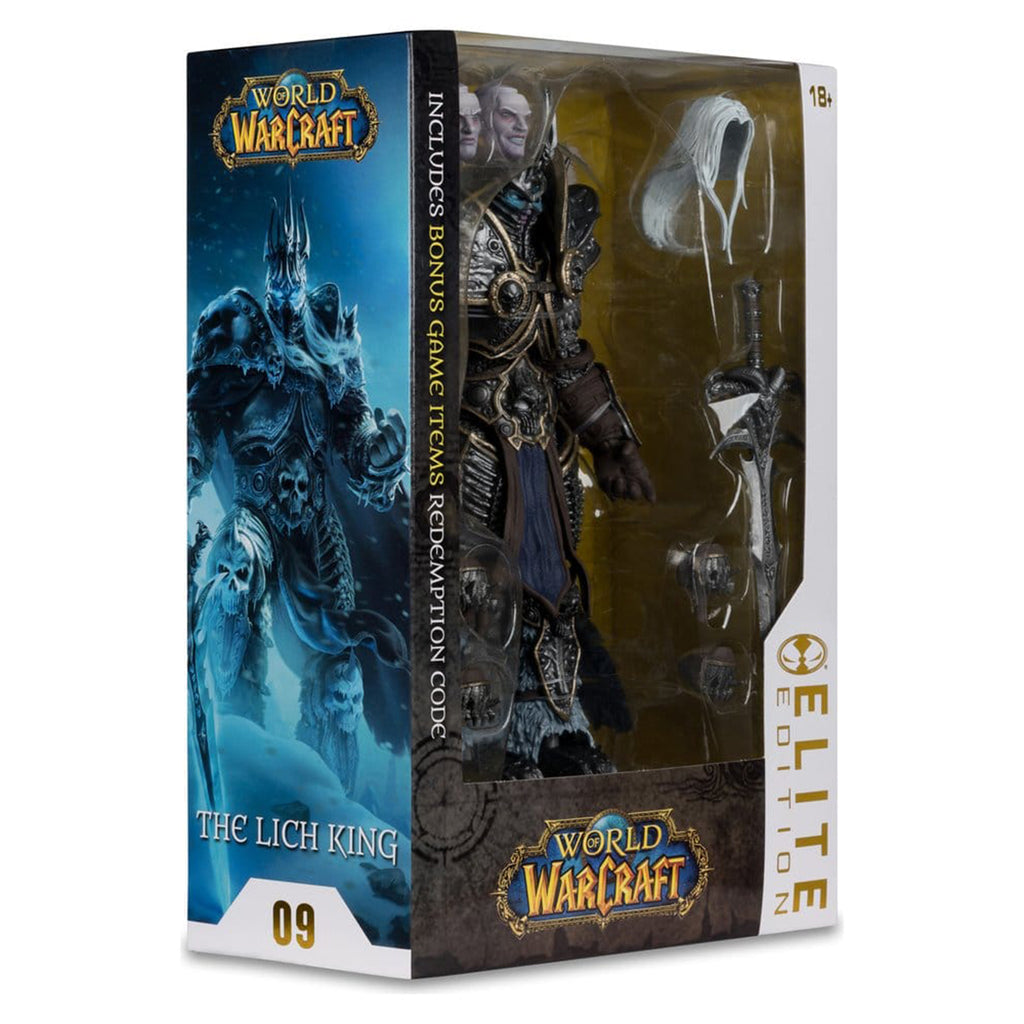 World of Warcraft Elite Edition Lich King McFarlane Toys Action Figure Elite Edition – Video Game Characters, McFarlane Toys, 22 cm, brand new collector item, Uncanny Collectibles Dublin Ireland