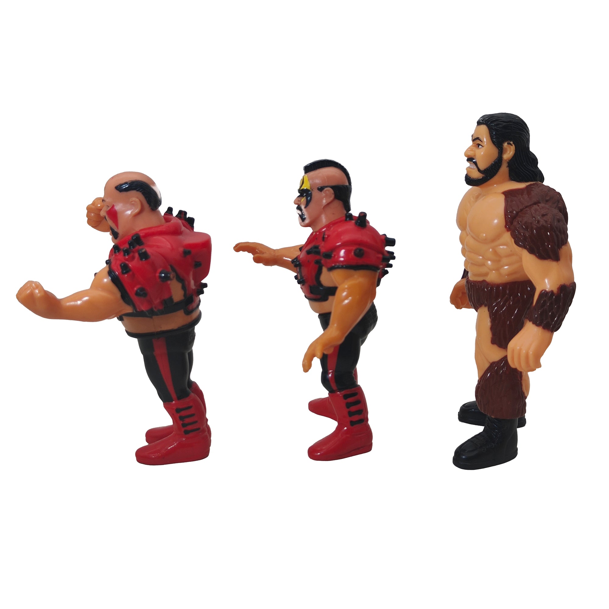 WWE WWF Legion of Doom & Giant Gonzalez Hasbro Action Figure Bundle 1991 10cm
