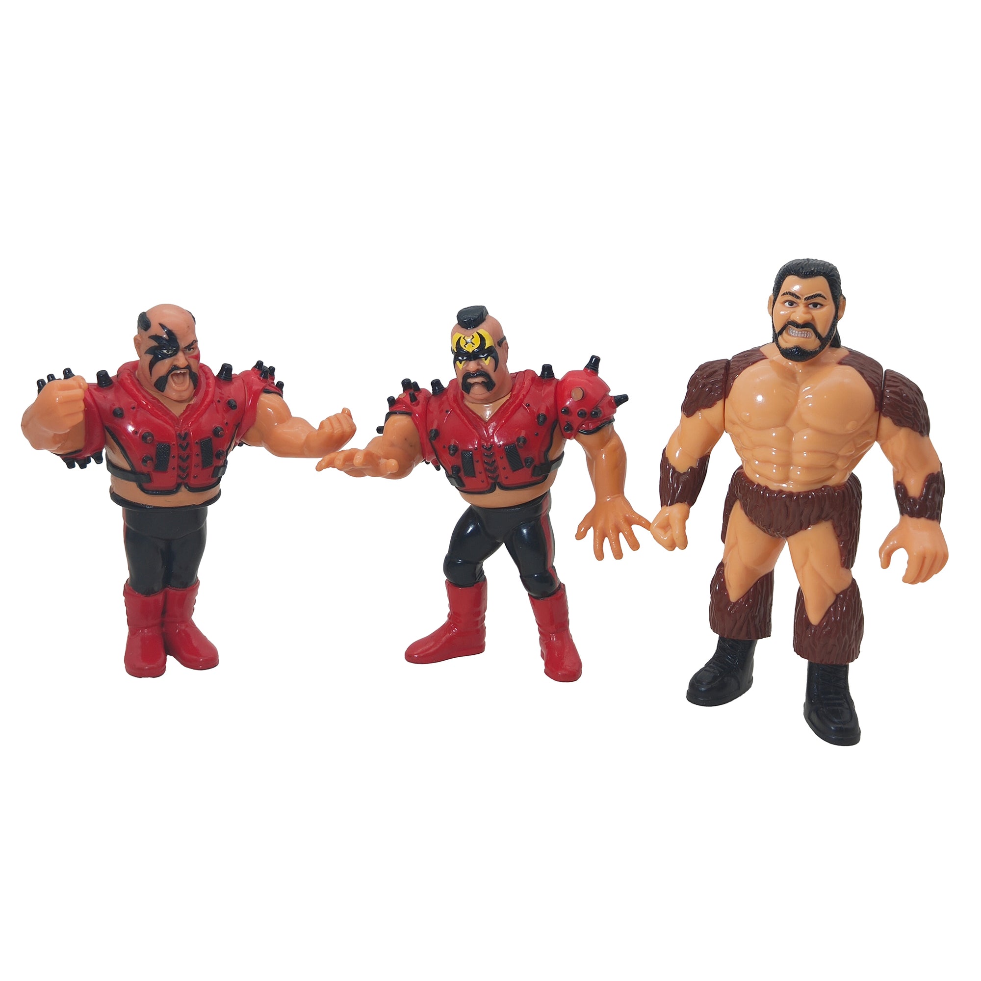 WWE WWF Legion of Doom & Giant Gonzalez Hasbro Action Figure Bundle 1991 10cm