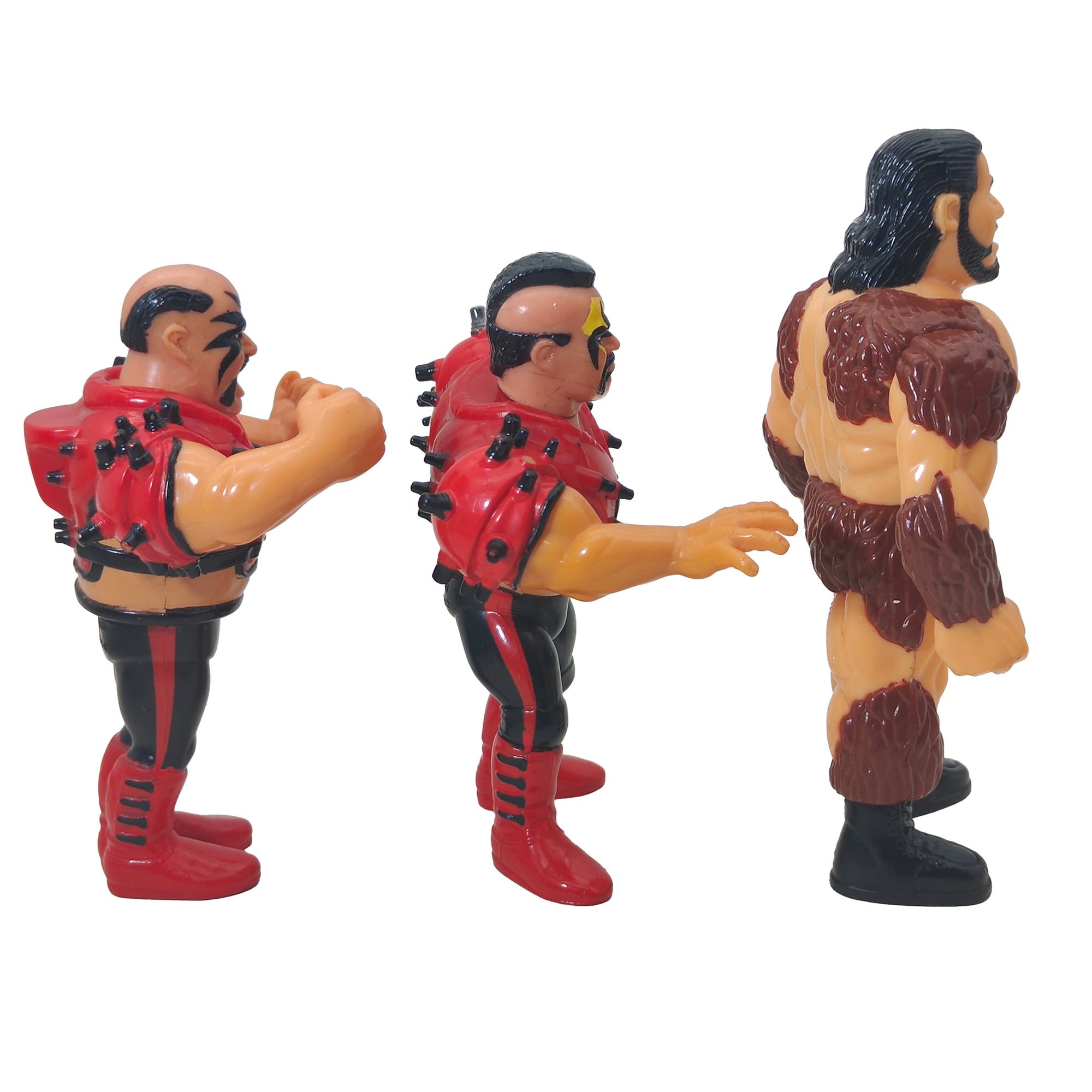 WWE WWF Legion of Doom & Giant Gonzalez Hasbro Action Figure Bundle 1991 10cm