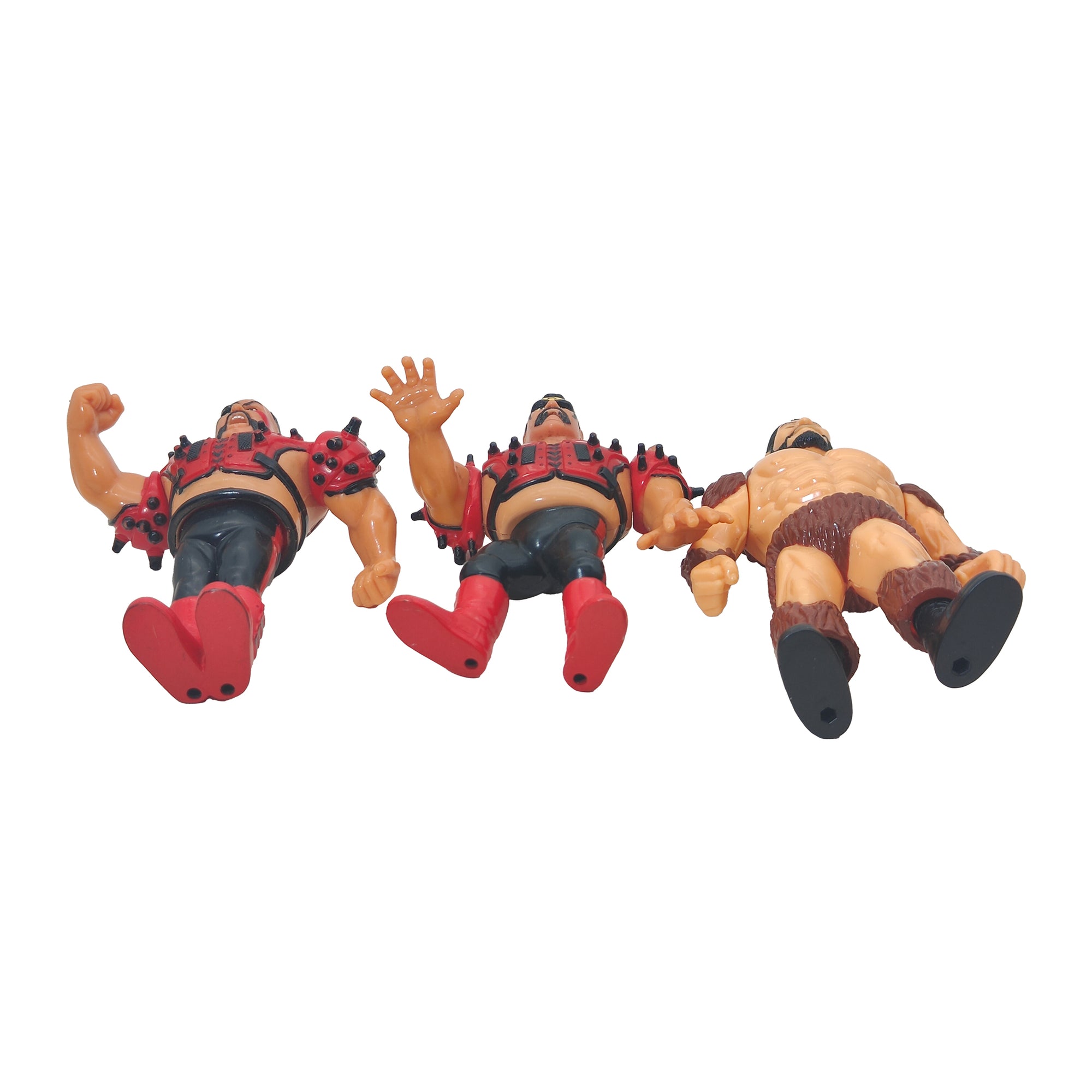 WWE WWF Legion of Doom & Giant Gonzalez Hasbro Action Figure Bundle 1991 10cm