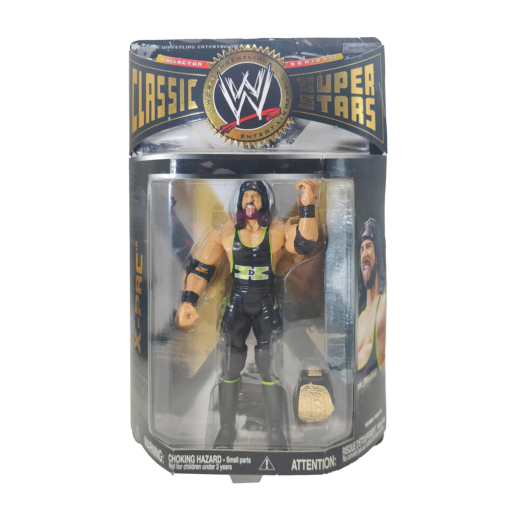 X-Pac WWE Classic Superstars Series 16 Jakks Pacific Action Figure 2007 18cm – WWE, JAKKS Pacific, 18 cm, 2007, pre-owned collector piece, Uncanny Collectibles Dublin Ireland