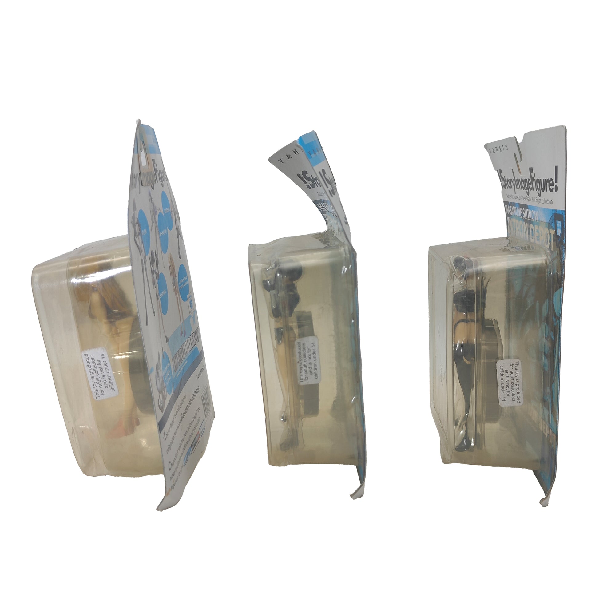 Yamato Story Image Masamune Shirow Intron Depot Series 6 Mini Figures Bundle 9.5cm