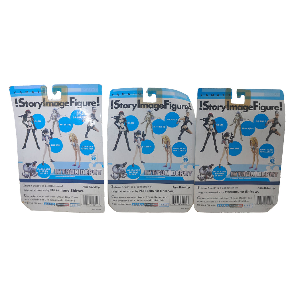 Yamato Story Image Masamune Shirow Intron Depot Series 6 Mini Figures Bundle 9.5cm – Anime & Manga, Hasbro, 9.5 cm, 2001, pre-owned collector piece, Uncanny Collectibles Dublin Ireland