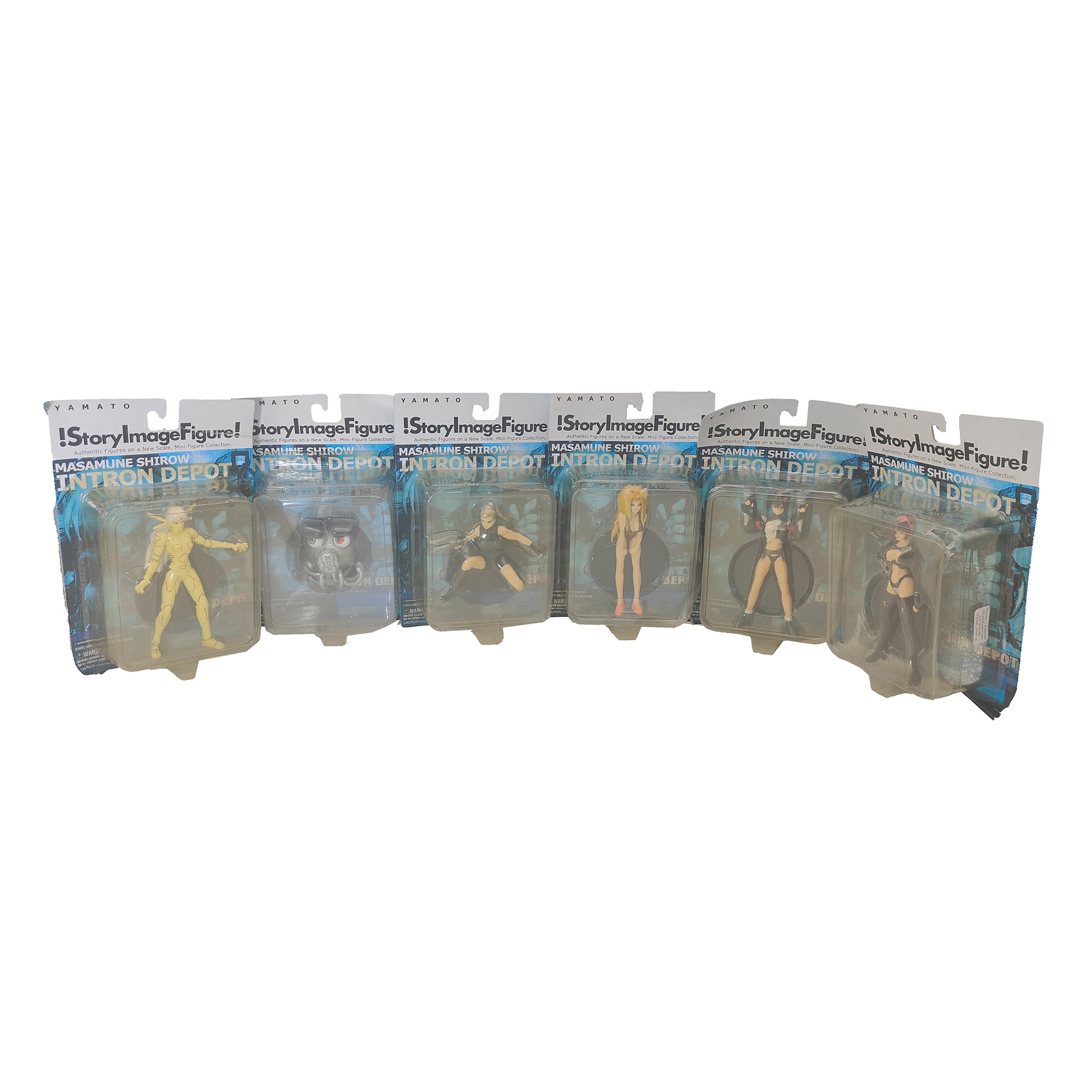 Yamato Story Image Masamune Shirow Intron Depot Series 6 Mini Figures Bundle 9.5cm