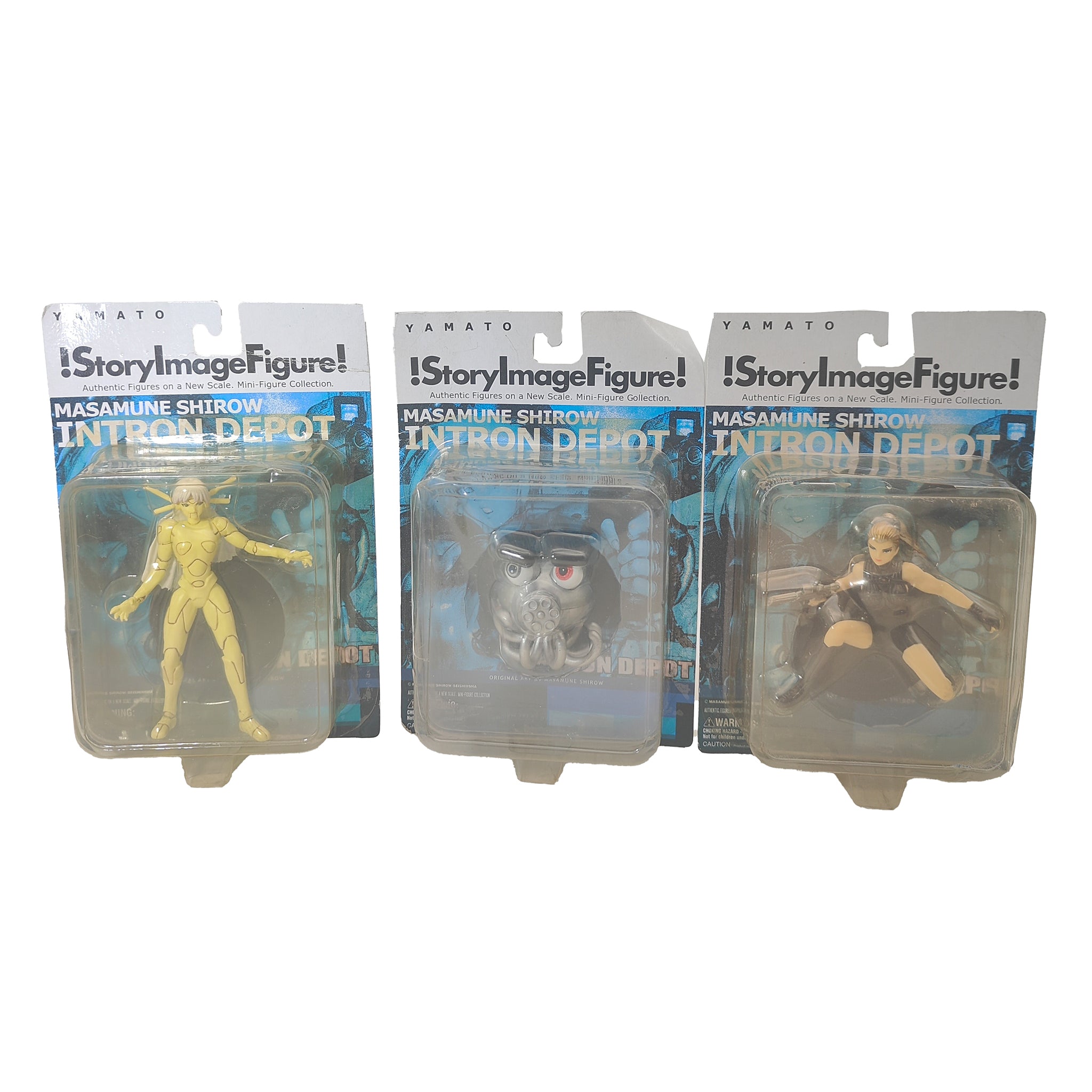 Yamato Story Image Masamune Shirow Intron Depot Series 6 Mini Figures Bundle 9.5cm – Anime & Manga, Hasbro, 9.5 cm, 2001, pre-owned collector piece, Uncanny Collectibles Dublin Ireland